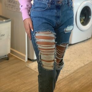 Vintage distressed Mom Jeans